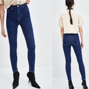 High waisted Trafulac Zara skinny jeans